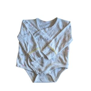 Pehr 6-12 month alphabet wrap onesie